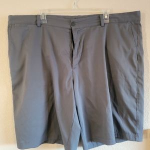 Gray Nike golf shorts